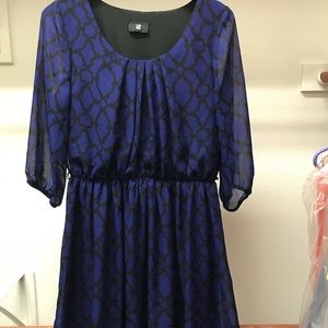 Navy blue dress